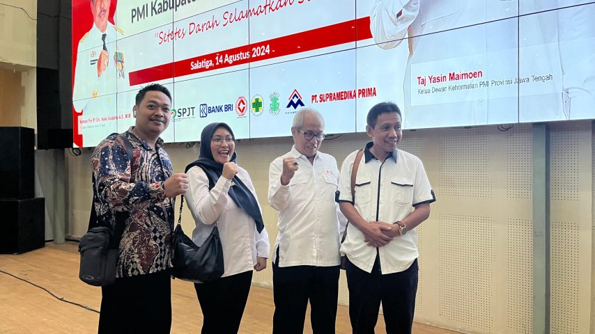1.842 Pahlawan Kemanusiaan DDS UTD PMI Se-Jateng, Menerima Penghargaan, Memadati Aula Ballroom UIN Salatiga,