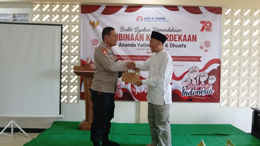 Dari Istana Yatim At-Taslim YASIN Terpadu, Pribadi Mandiri, Bertumbuh terus Melaju Untuk Indonesia Maju, bersama Polres Banjarnegara