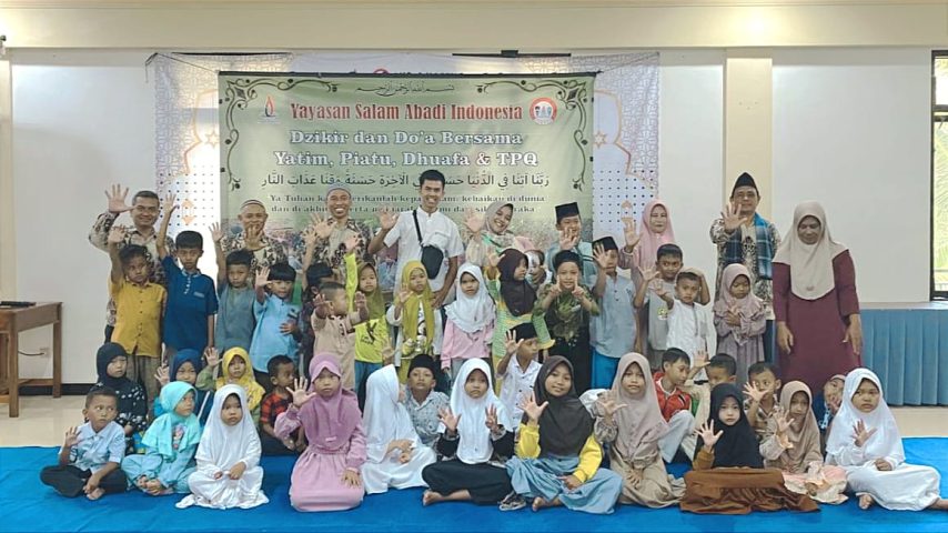 Istimewanya Di Istana Yatim At-Taslim, Ulang Tahun Elzio Bukan Tiup Lilin Tapi Doa Bersama Dan Baca Asma’ul Husna.