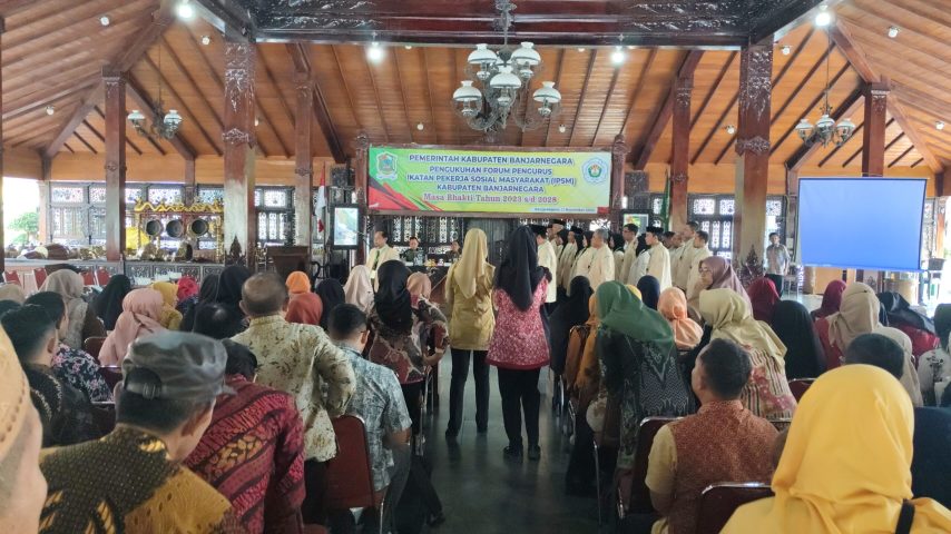 Pengukuhan Ikatan Pekerja Sosial Masyarakat (IPSM) Banjarnegara Masa Bhakti 2023–2028, Oleh PJ Bupati Muhammad Asrofi, Berjalan lancar