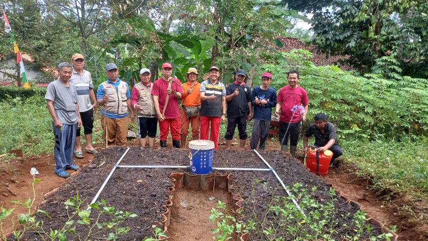 Pola Hidup Sihat, Mulai dari Key Hole Garden, Makananmu adalah obatmu, Tersedia dan Segar ada di Lingkungan Istana Yatim