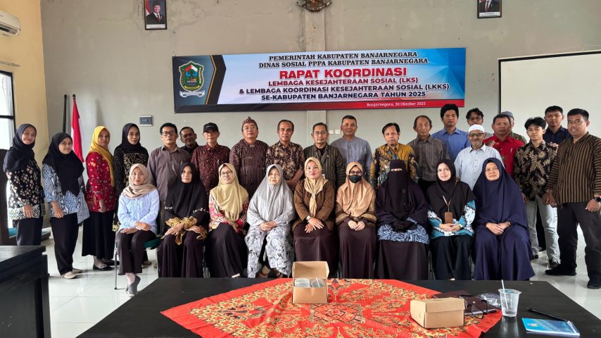 DINSOS PPPA BANJARNEGARA GELAR RAKOR LKS/LKKS PEMBAHASAN YAPI, SOSIALISASI PROSES AKTE, DAN PEMBENTUKAN KEPENGURUSAN BARU LKKS 2025–2029